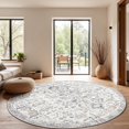thumbnail image 4 of Area Rug x Vintage Rug Indoor Washable Rug Retro Accent Rug Distressed Carpet Multi Floral Print Country Boho Rug Non Slip Kitchen Bedroom Living Room Dining Room Office, 4 of 9
