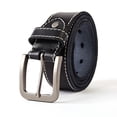 thumbnail image 1 of Guardurnaity Cinturones de hombre Aleación Hebilla Cuero Cintura ajustable Banda Jeans Pantalones Cintura formal Correa para Festival Boda Negocios Ropa, zapatos y accesorios Miscelánea Negro/120cm, 1 of 6