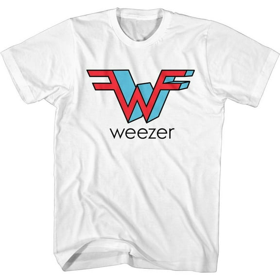 Weezer 3D W White Adult T-Shirt