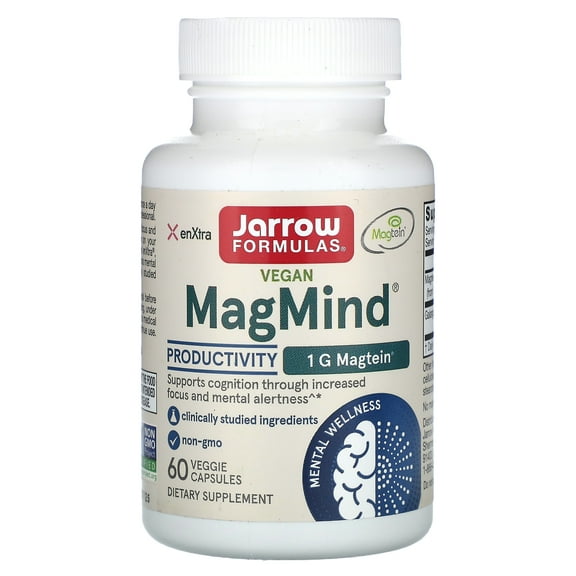 Jarrow Formulas Vegan MagMind, Productivity, 60 Veggie Capsules