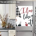thumbnail image 6 of Cute Valentine's Day Gnome Elf Dishwasher Magnet Cover Front Door Decorative Refrigerator Covers Magnetic Sheet Sticker Wash Machine Fridge Panel Decal for Kitchen Appliance 23x26 in, 6 of 6