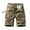 Khaki, variant on DDAPJ pyju Mens Cargo Shorts Camouflage Casual Hiking Shorts Cotton Ripstop Tactical Shorts Lightweight Outdoor Work Shorts with Multi Pockets Gray M