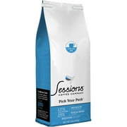 Sessions Coffee Lite Caf 25% Caffeine Whole Bean Medium Roast, 12 oz