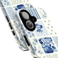 thumbnail image 2 of Blue Rose Patchwork Phone Case, Vintage Floral & Paisley iPhone Cover for iPhone 16 15 14 13 12 11 Pro Max Mini, 2 of 6