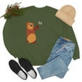 thumbnail image 5 of Peeking Bear Teen - Adult Unisex Pullover Sweatshirt. XL-5XL from TSmartArt @ Walmart, 5 of 5