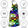 thumbnail image 4 of Invader Zim Adjustable Bib Aprons, Waterdrop Resistant Apron with 2 Pockets for Kitchen Cooking Restaurant BBQ Painting Crafting, 4 of 7
