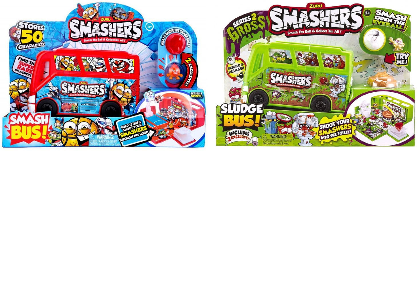 Speelgoed en spellen Smashers Smash Football Team Bus With 2 Speelgoed en spellen Smashers Smash Football Team Bus With 2