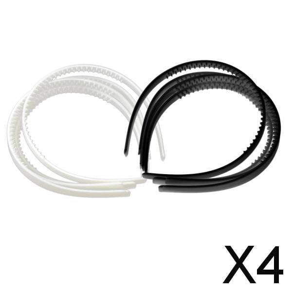 Diadema de Plástico Soledad DIY Banda para el Cabello 10 Piezas