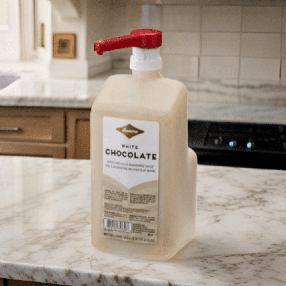 Fontana White Chocolate Mocha Sauce with Pump, 63 fl oz - 1 PACK