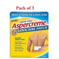 thumbnail image 4 of Aspercreme Lidocaine XL Pain Relief Patch Max Strength, Odor-Free 3 Ct eaC, 4 of 6
