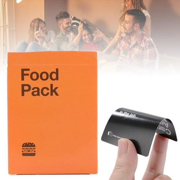 Riforla Cards Against : Food Pack Hilarious Expansion Pack for Adult Party Game Chess & Card Game Toys Orange