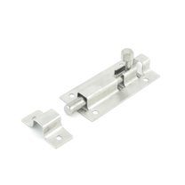 Uxcell Stainless Steel Door Lock Latch Slide Barrel Bolt Clasp Set 3" Length