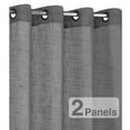 thumbnail image 1 of 2 Pack, Regal Home Collections Tranquility Solid Grommet Curtain Panels, 54" X 84" each, 1 of 7