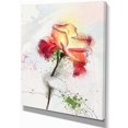 thumbnail image 2 of Belle Illustration de Rose Dessin - Impression sur Toile Florale, 2 of 4