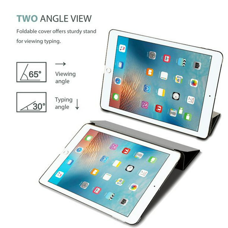 Tablet Case for IPad 10.2 inch 9th Generation 2021 PU Leather Adjustable  Stand Cover for Apple Ipad 9 Folio Case
