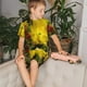thumbnail image 4 of Balery Cactus Flowers Conjunto de Pijama Infantil de Manga Corta con Estampado – Ropa de Dormir de Algodón Suave-Large, 4 of 6