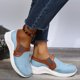 thumbnail image 5 of Nuevos zapatos individuales para mujer, tacón plano, transfronterizo, Retro, punta redonda, parte inferior gruesa, conjunto de pies, zapatos de mujer a la moda Wmkox8yii nm8540, 5 of 9