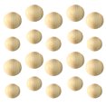 thumbnail image 6 of WORGEOUS  100 Pcs Hardwood Dowels Half Craft Balls for DIY Child, 6 of 8