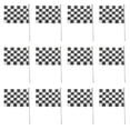 thumbnail image 2 of 12x Banderas Que Mano En Blanco Y Negro F1 Fanáticos De Los Fanáticos De La Fórmula Zulema Bandera de blanco y negro, 2 of 7