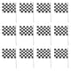 thumbnail image 2 of 12x Banderas Que Mano En Blanco Y Negro F1 Fanáticos De Los Fanáticos De La Fórmula Zulema Bandera de blanco y negro, 2 of 7