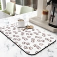 thumbnail image 2 of Ultimate Coffee Bar Companion - Absorbent Diatom Mud Coffee Mat (19.5x12in) Perfectly Designed for Coffee Maker & Espresso Machines. Coffee Drying Mat Preserve Countertops Today, 2 of 7