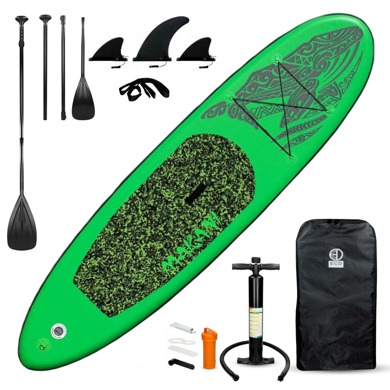 JSP Stand Up Inflatable Paddle Board 10.5' SUP Blow Up Boat 330 lb