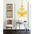 thumbnail image 1 of Baroque Chandelier Wall Art Decal, 1 of 4
