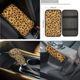 thumbnail image 6 of XYZCANDO Spotted Sunflower Handbrake Cover Car Cushion Cover Steering Wheel Cover Armrest Cover Seat Belt Cover Keychain Fender Cover Lipstick Cover Trash Can Car Coasters Washable, 6 of 7