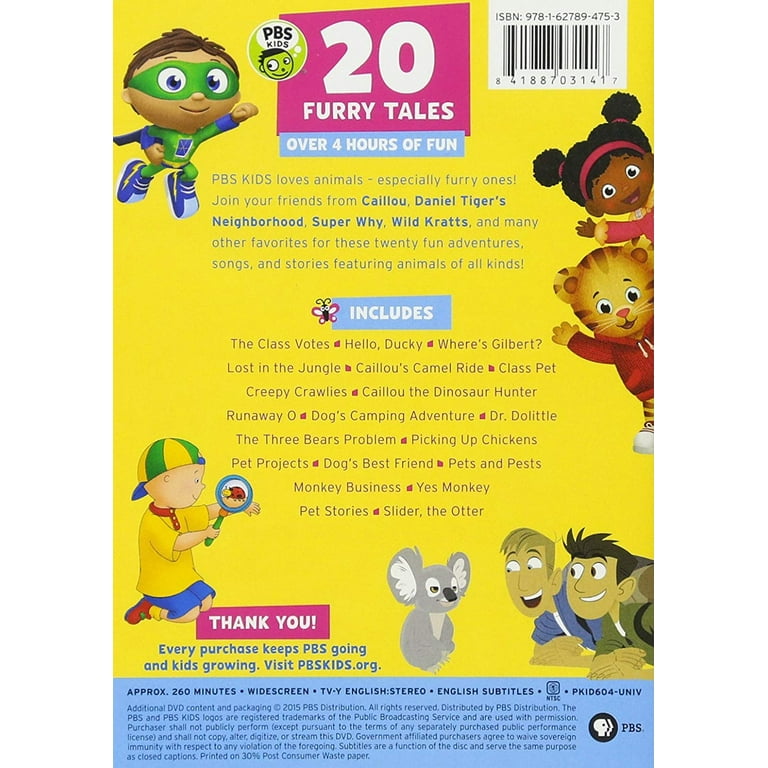 (未使用･未開封品)Pbs Kids: 20 Furry Tales [DVD] [Import] Pbs Kids: 20 Furry Tales (DVD), PBS (Direct), Kids & Family