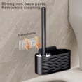 thumbnail image 6 of Toilet Brush and Holder Set Space Saving Toilet Cleaner Brush Bathroom Cleaning Supplies, 6 of 8