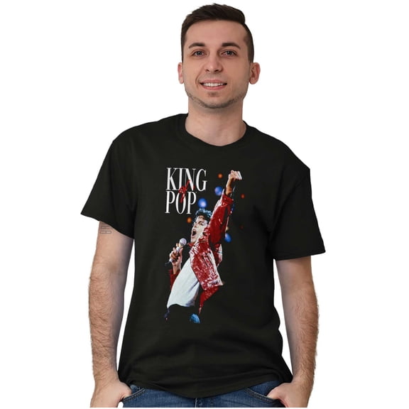 Michael Jackson Beat It King o f Pop Men's Graphic T Shirt Tees Brisco Brands X