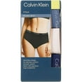 thumbnail image 5 of Calvin Klein Women's Stretch Seamless Modern Brief 3-Pack Panties  (Blue/Navy/Pink, XL), 5 of 5