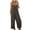 Dark Gray, variant on JINMGG Womens Plus Size Clearance Pants under $10 Women Summer European and American Sling Solid Pocket Casual Jumpsuit