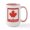 White/Pink Inside, variant on CafePress - Canada With Red Maple Leaf Large Mug - 15 oz Ceramic Large White Novelty Mug