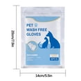 thumbnail image 3 of Gnmfd 12PC Disposable Pet Gloves, Bathing, Cleaning, Grooming, Massage for Cats and Dogs, Easy to Use, Portable, Hair Removal, Outdoor or Indoor Pet Care Supplies, 3 of 9