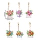 thumbnail image 4 of Llavero Con Diamante 6 Unidades Flores Barril Mandala Doble Cara, 4 of 7
