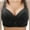Black, variant on Women's No Steel Ring Thin Gathering Bra - Comfortable Underwear with Top Collection, Nylon/Spandex, M-XXXXL Sizes, All-Season Wear