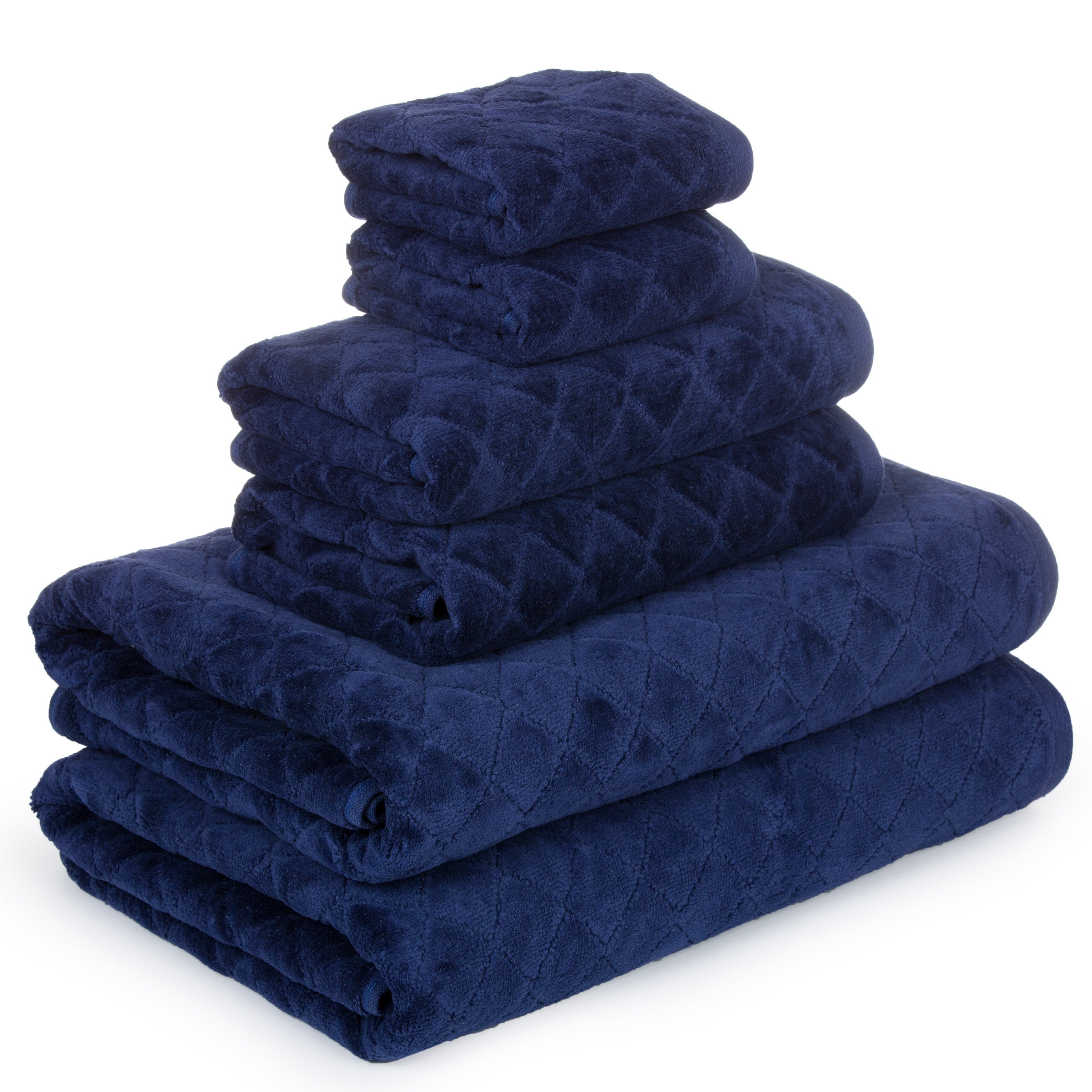 100 Cotton Jacquard 6 piece Bath Towel Set Walmart Canada