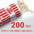 thumbnail image 5 of Avant Grub 1 oz Leak-Resistant Red and White Disposable Paper Popcorn Bags 200 Ct, 5 of 8