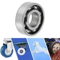 thumbnail image 2 of Unique Bargains Roulements à Billes à Rainures Profondes 6204 P6 20x47x14mm Roulements Lubrifiés Type Ouvert Ton Argenté Roue de Trottinette Planche à Roulettes, 2 of 6