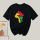 thumbnail image 4 of Camiseta de Cuello Redondo Impresa Nueva Moda Casual de Manga Corta de las Mujeres, Mezcla Ligera de Poliéster para la Primavera, 4 of 6