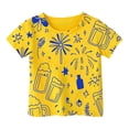 thumbnail image 1 of Vêtements pour Filles T-Shirts à Manches Courtes Imprimés pour Filles Petites Filles Vêtements d'Été Col Rond Vêtements pour Filles 12-13 Ans Mode Filles, 1 of 4