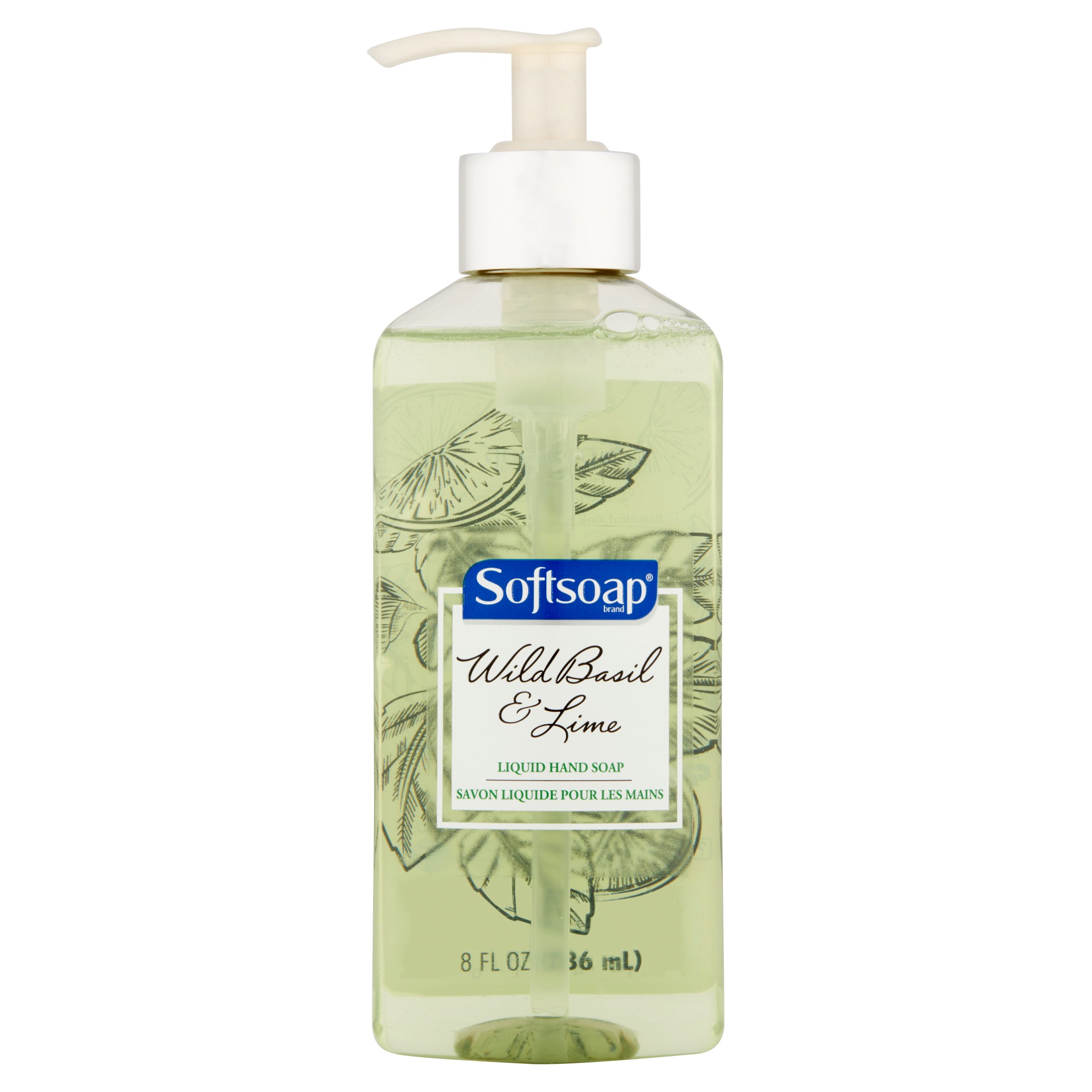 (4 Pack) Softsoap Liquid Hand Soap, Wild Basil and Lime, 8 Oz Walmart