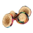 thumbnail image 5 of Dekaim Mini Sombrero De Paja Ala Ancha Colorido Decorativo Miniatura Botella De Cerveza Sombreros Para Fiesta Juego De Rol 4 Piezas, 5 of 5