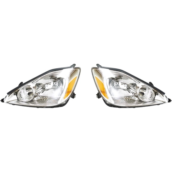 EPIC LIGHTING OE Style Halogen Headlights Assembly Replacement for TOYOTA 04-05 SIENNA [ TO2502150 TO2503150 81150AE010 81110AE010 ] Pair