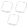 thumbnail image 1 of 3 Pack Compatible for Apple Watch Case 40mm [NO Screen Protector] Series 6 5 4 SE, Hard PC Bumper Case Protective Cover Frame Compatible for iWatch 40mm,transparent, 1 of 5