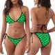thumbnail image 3 of Disketp Green Broccoli para Bañador de Dos Piezas para Mujer, Bikini Sexy Halter String, Conjunto de Bikini en Triángulo, 3 of 6