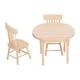 thumbnail image 4 of Dollhouse Dining Set, Ideal Present Doll House Table Chair For Decoration ANGGREK Otros, 4 of 8