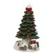 thumbnail image 4 of musical, caja música, resina, adorno navideño con tren giratorio para habitación, oficina, hogar, regalos invierno, 4 of 8