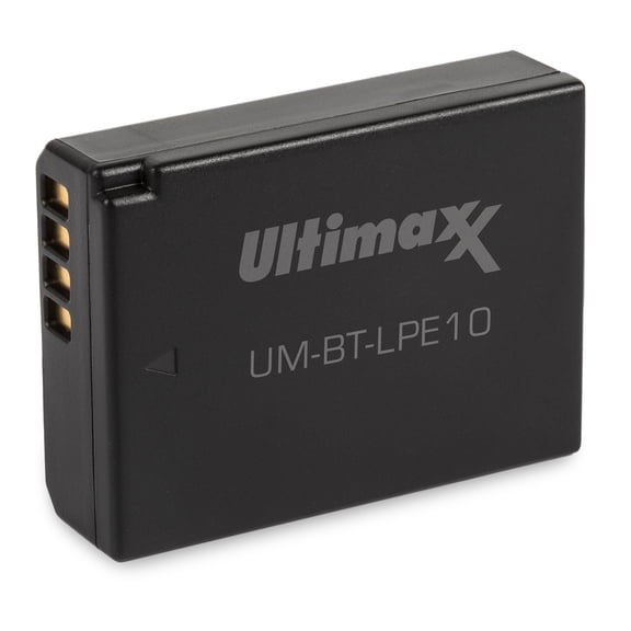 Ultimaxx LP-E10 LPE10 1600 mAh Power Battery for Canon EOS Rebel T3 and T5 Digital Cameras